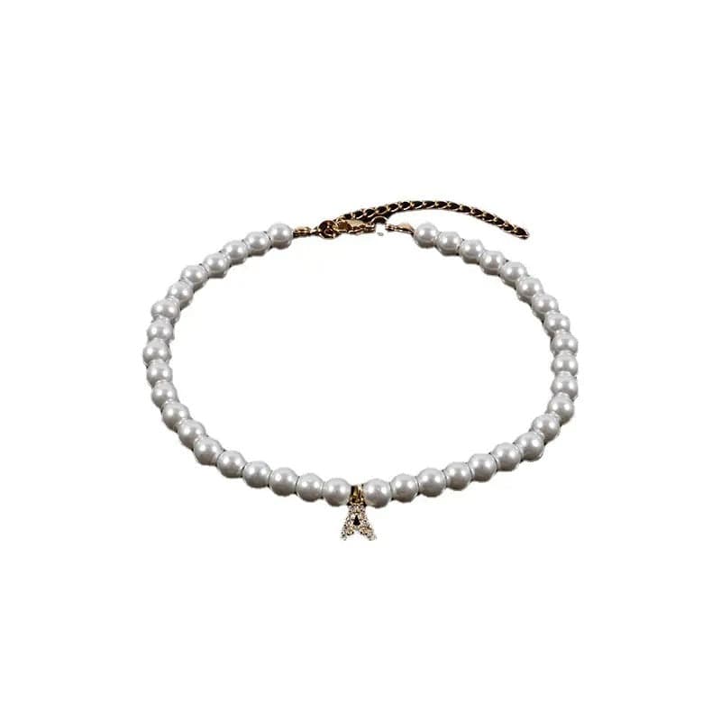 Forgyldt Stål Bogstav G Med Zirkonia Sten - Uniq Perler - 765446