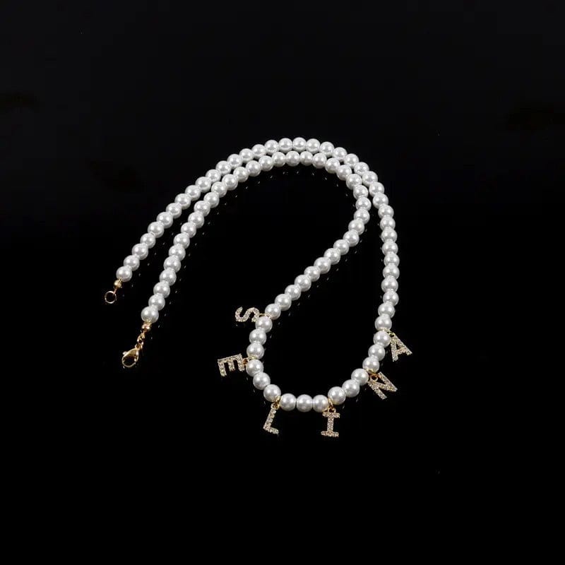 Forgyldt Stål Bogstav P Med Zirkonia Sten - Uniq Perler - 4444123