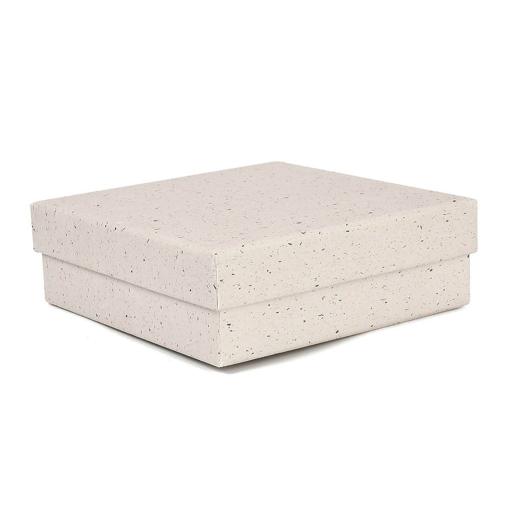 Gaveæsker – Seashell Farve, Firkantet (11x11x4cm) 4 stk - Uniq Perler -