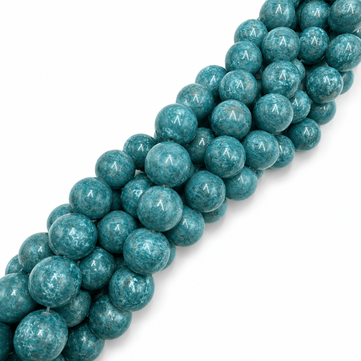 Glasperler – Blå, Runde (14mm) - Uniq Perler - 125131