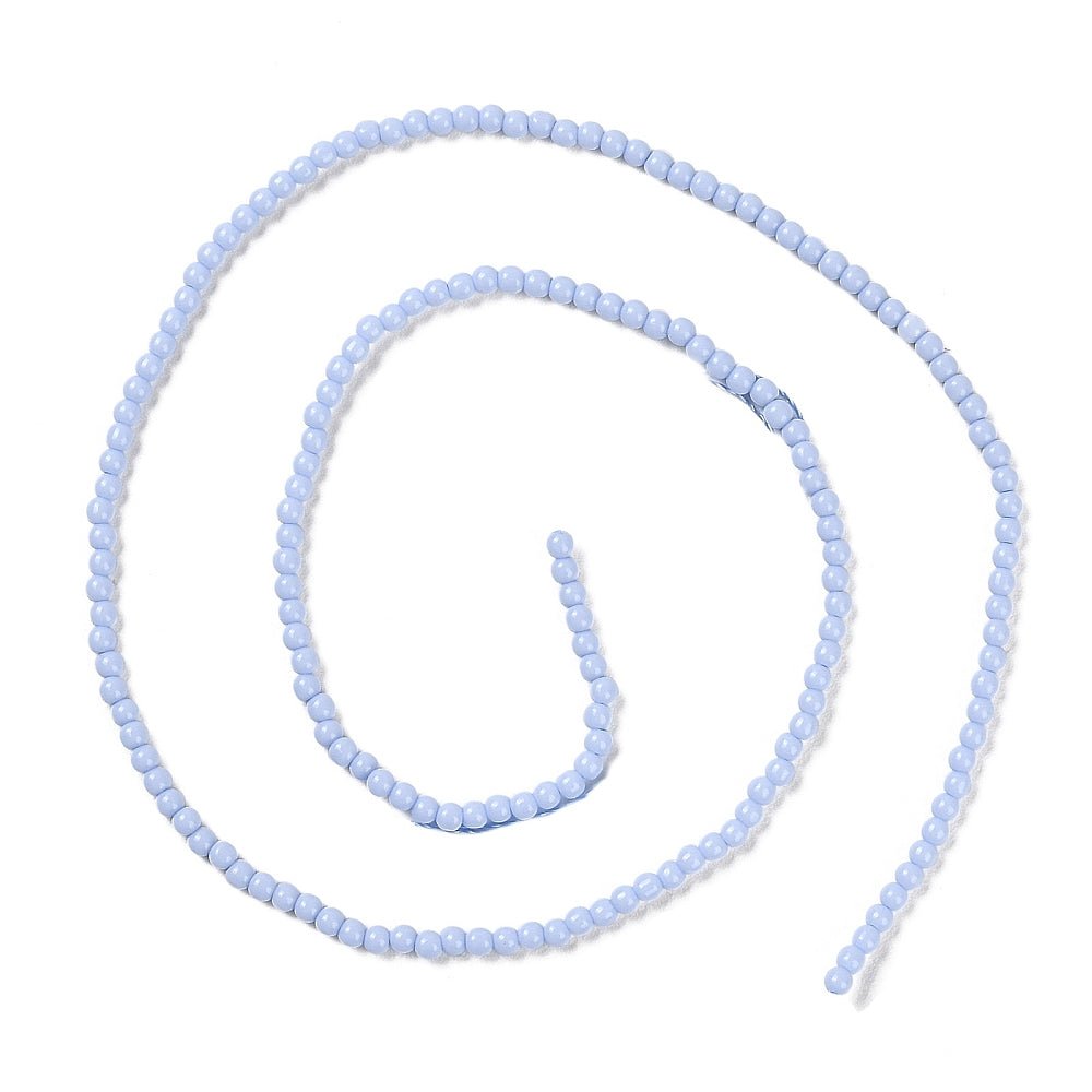 Glasperler – Lilla, Runde (2~2,5mm) - Uniq Perler - 123779