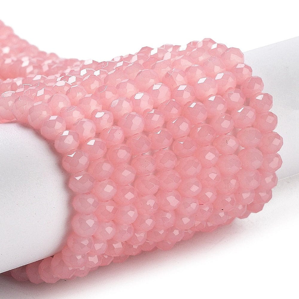 Glasperler, Rosa, (6x5mm) - Uniq Perler - 113011