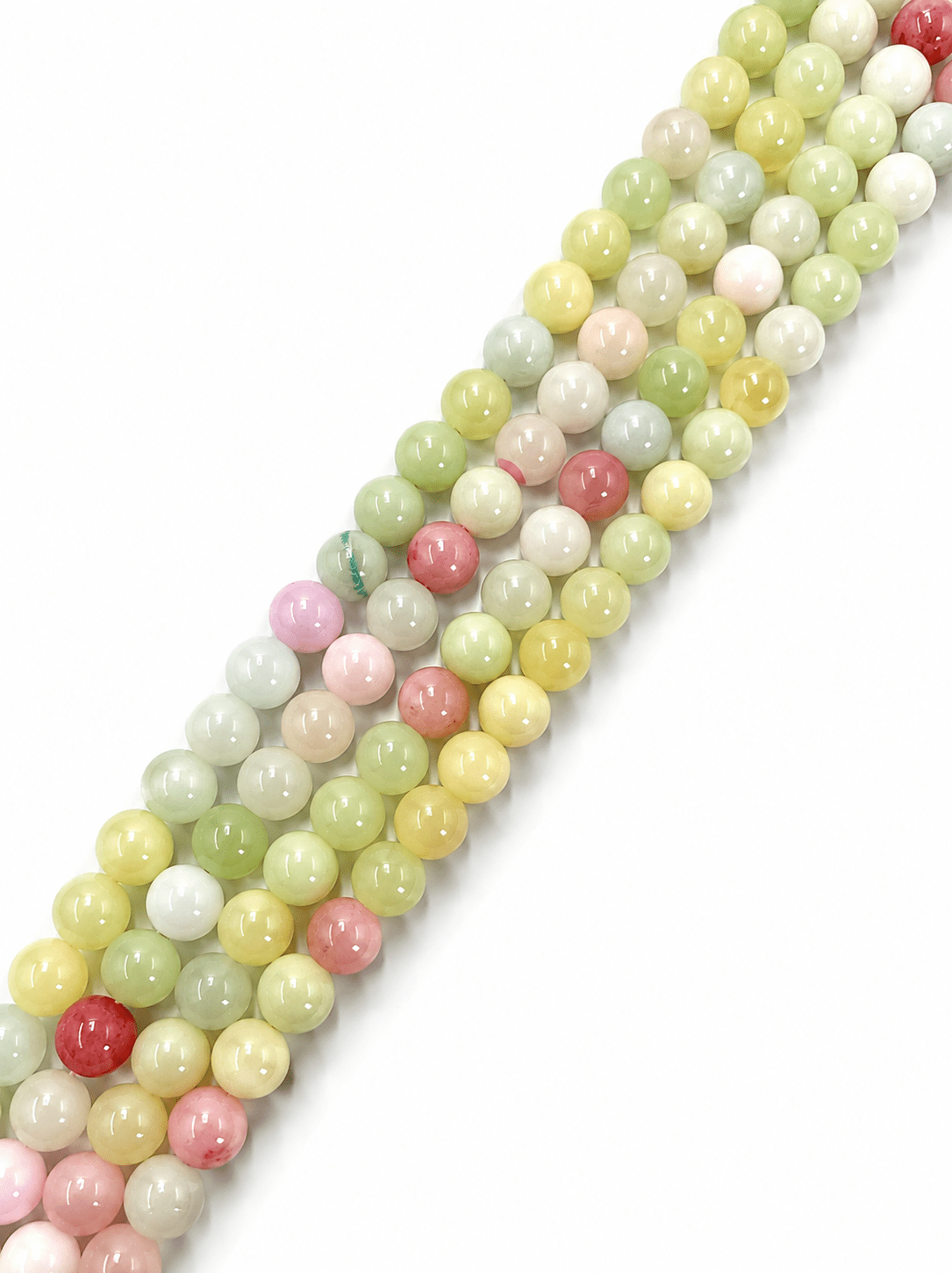 Green Jade Perler - Farve Mix (12mm) - Uniq Perler - 116834
