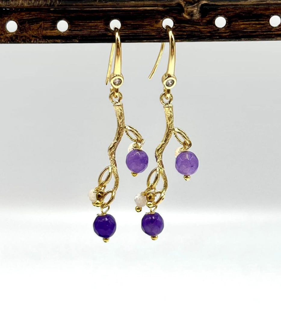 Gren Mellemled/Vedhæng, Forgyldt, (31x8x3mm) - Uniq Perler - 46874224