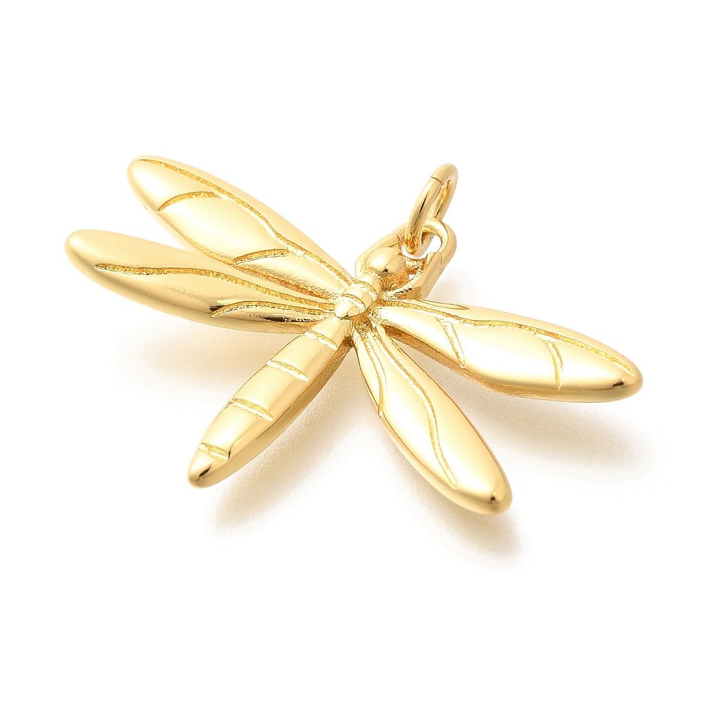 Guldsmede Vedhæng - 18K Forgyldt - Langtidsholdbar belægning (20x31mm) - Uniq Perler -