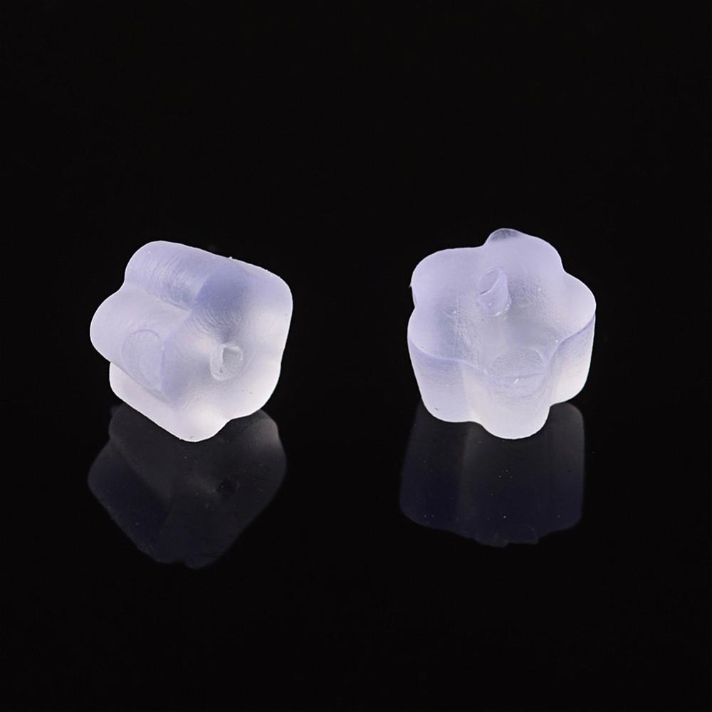 Gummi Bagstopper til Øreringe (5x5x3mm) 500 Stk - Uniq Perler - 111999