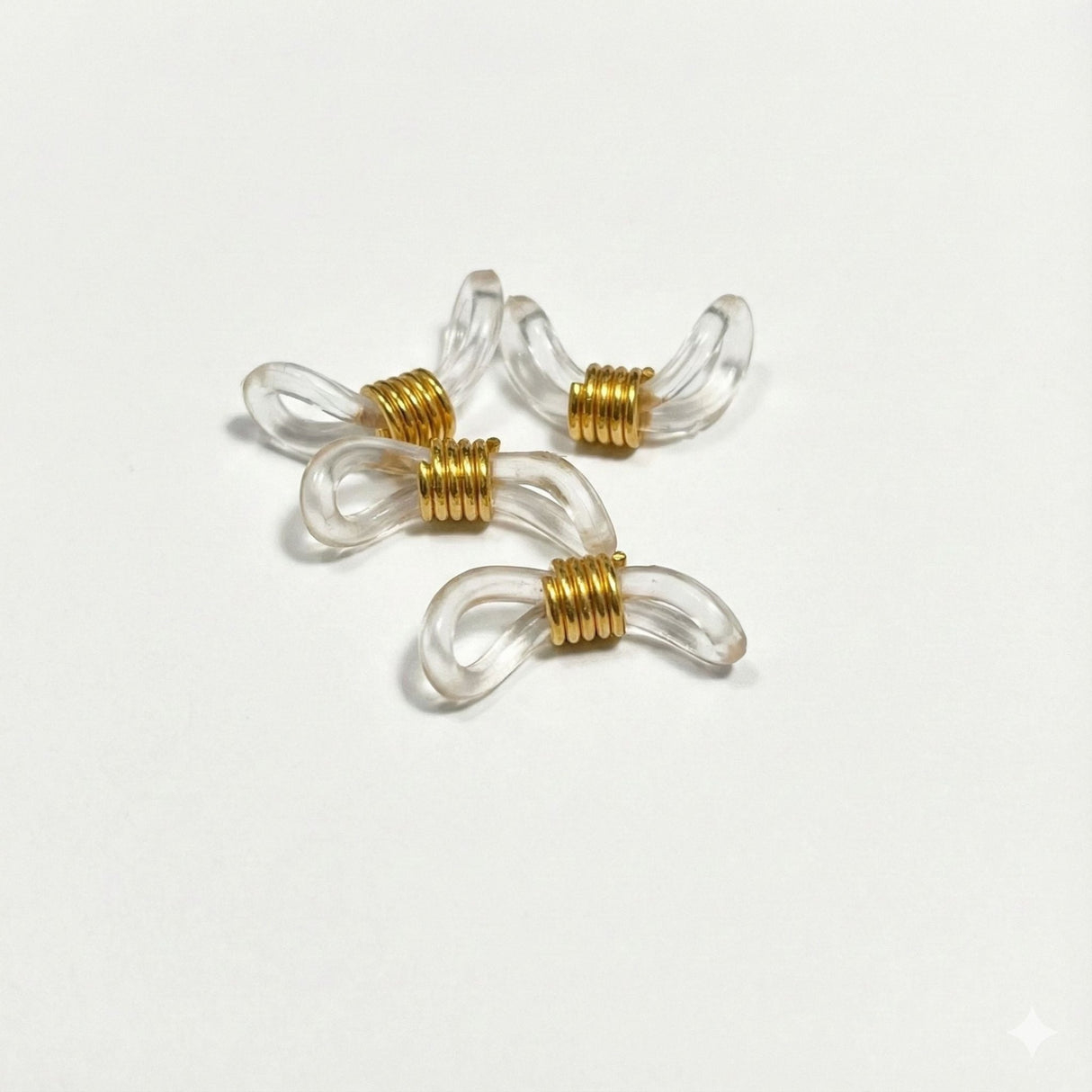 Gummiholder Til Briller, 20x5mm, (4 Stk) - Uniq Perler - 7655467