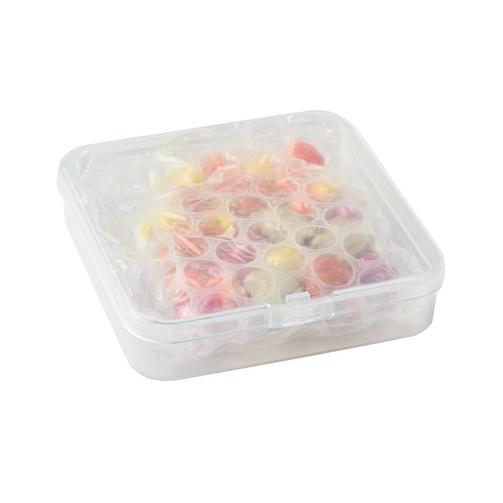 Håndlavede Porcelænsperler – Farve Mix (9,5~17x10,5~14x6~8mm) 24 stk. - Uniq Perler - 122806