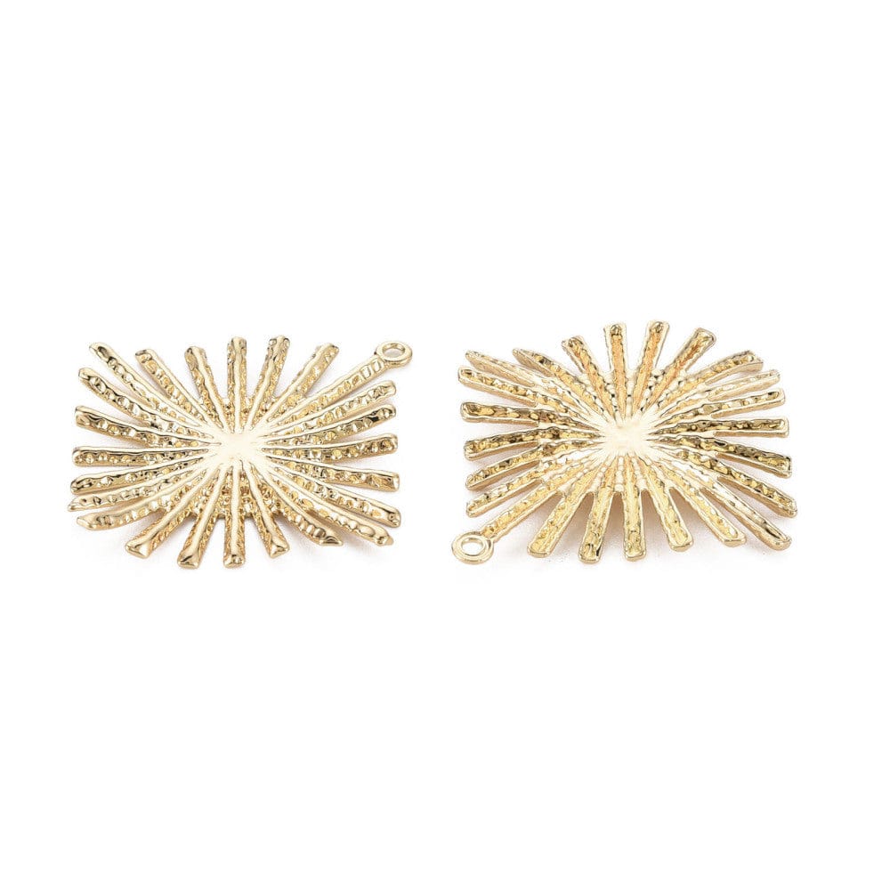 Harlekin Vedhæng, 18K Forgyldt, 30x29x3mm - Uniq Perler - 0000014357