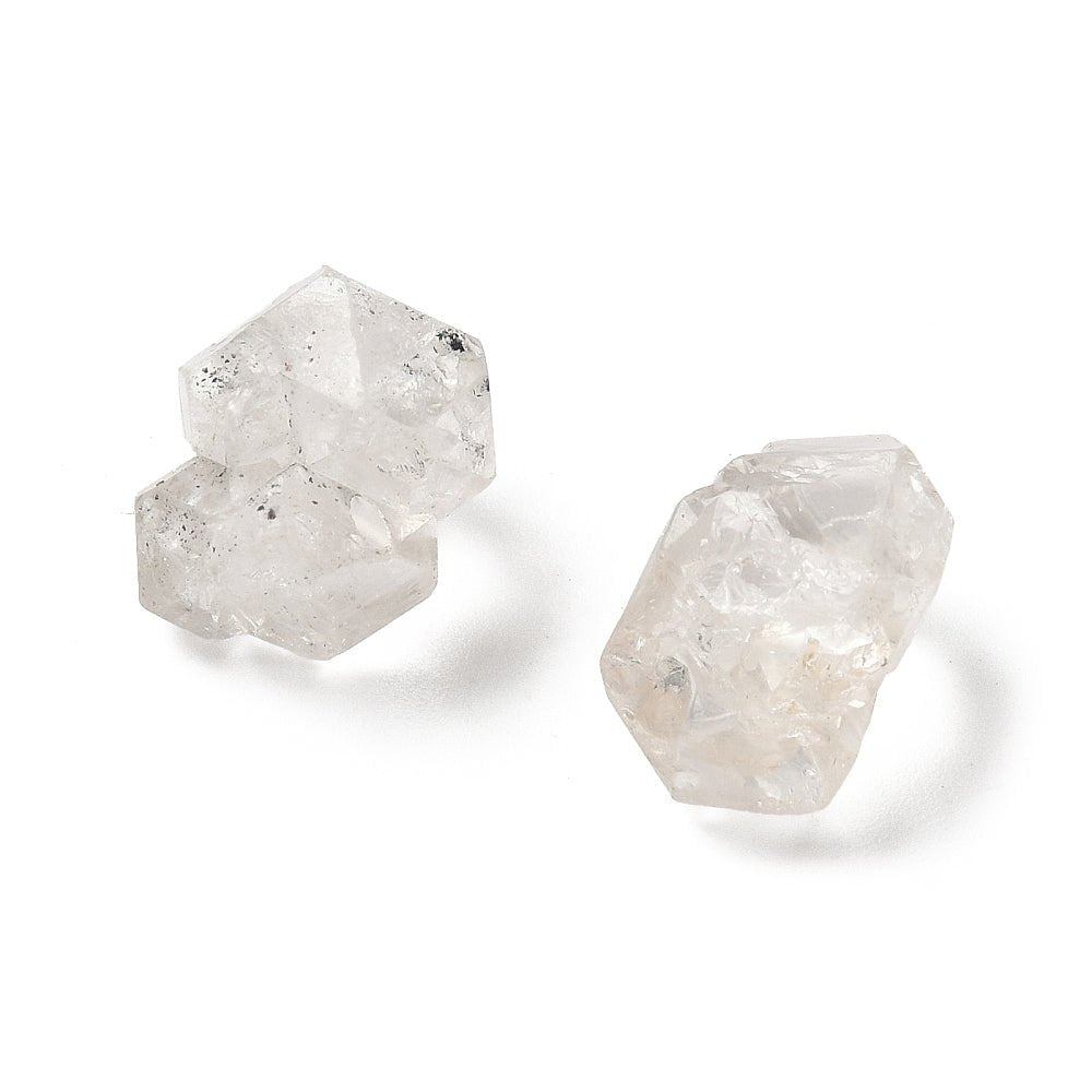 Herkimer Diamant Perler – Rå Nuggets (8,5~15x15~17x7,5~13mm)