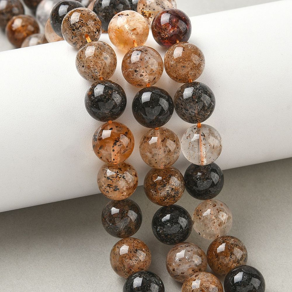 Herkimer Kvarts Perler – Runde (10.5mm) - Uniq Perler -