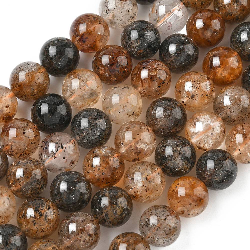 Herkimer Kvarts Perler – Runde (12mm) - Uniq Perler -