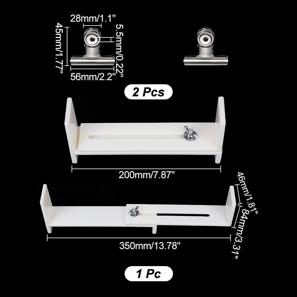 Holder Til Knytning og Fletning – Justerbar (20x4,6x8,4cm) - Uniq Perler - 595348