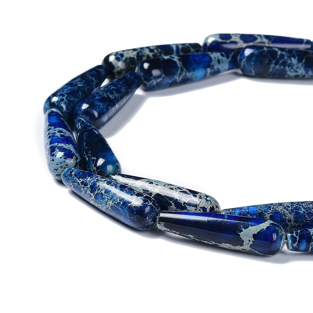 Imperial Jaspis Dråber, 30x8mm, 1 Stk - Uniq Perler - 0001489275