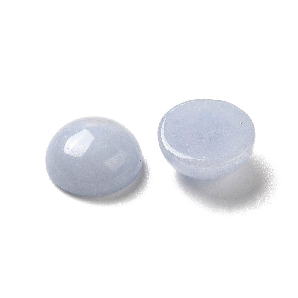 Jade Cabochons – Farve Mix (10x4,5mm) 10 stk. - Uniq Perler - 123702