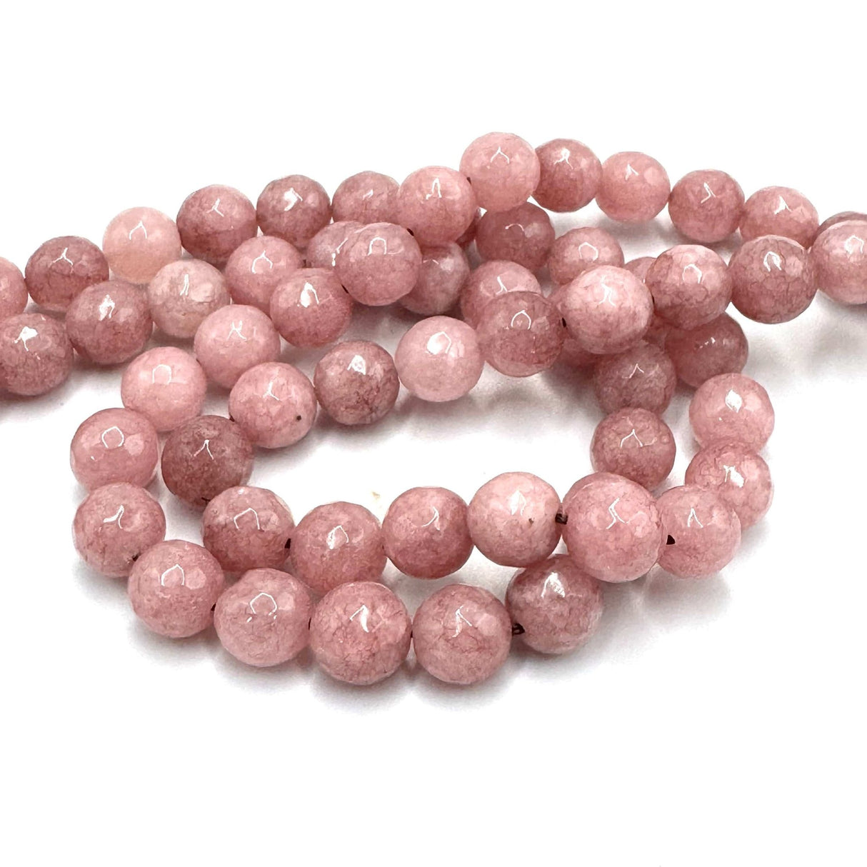 Jade Perler, Facetteret, (10mm) - Uniq Perler - 113751