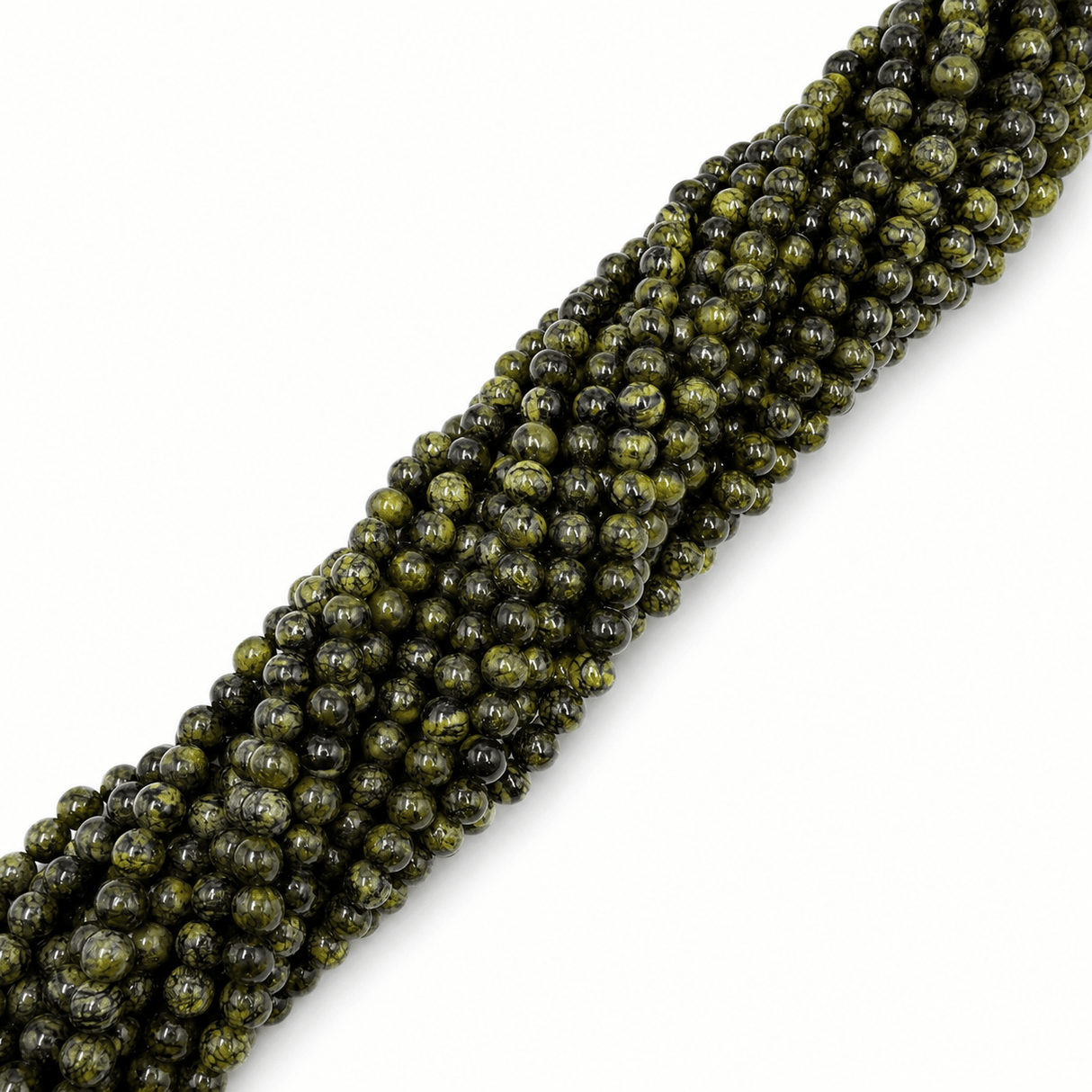 Jade Perler – Grøn, Runde (4mm) - Uniq Perler - 124483
