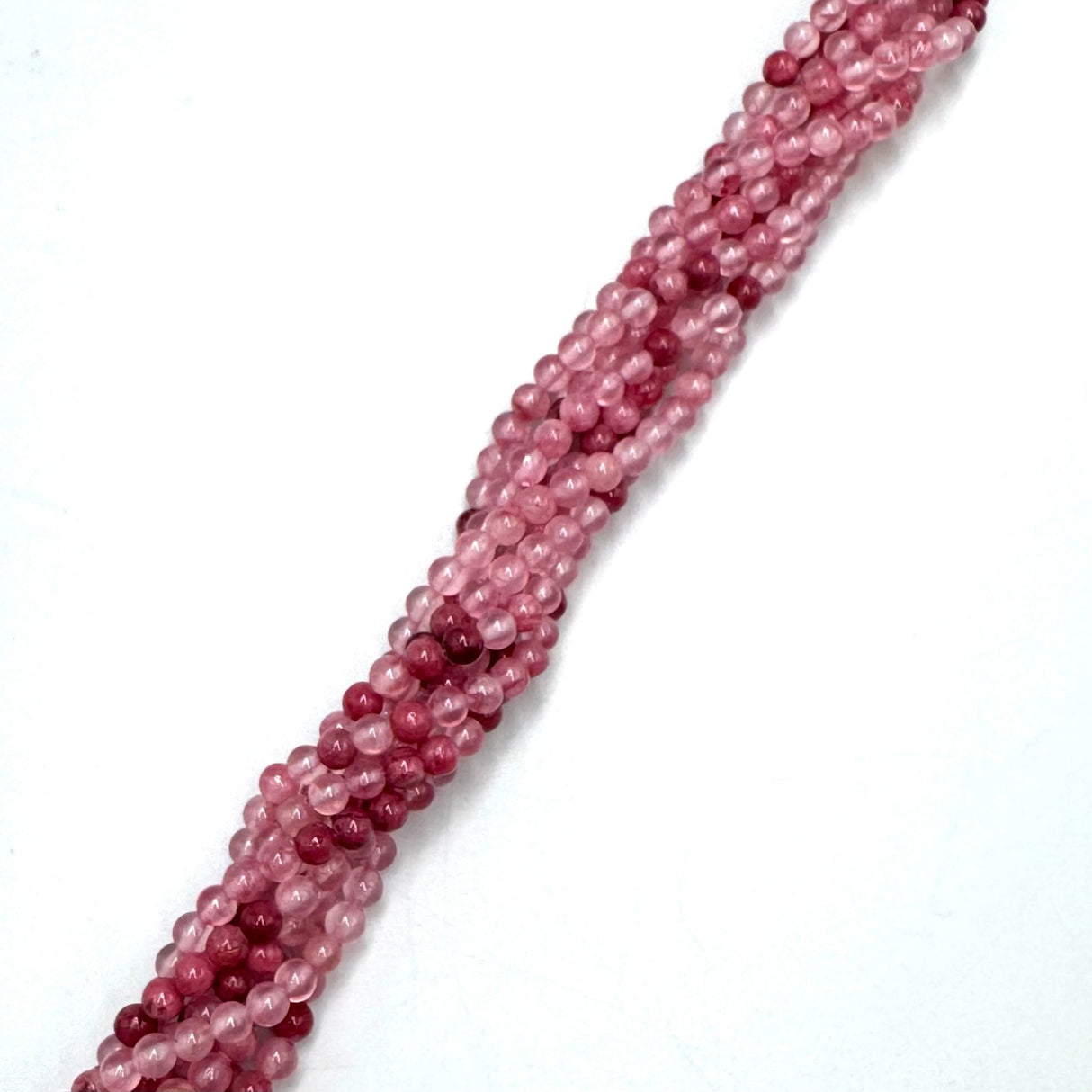 Jade Perler – Misty Rose, Rund (4mm) - Uniq Perler - 468631