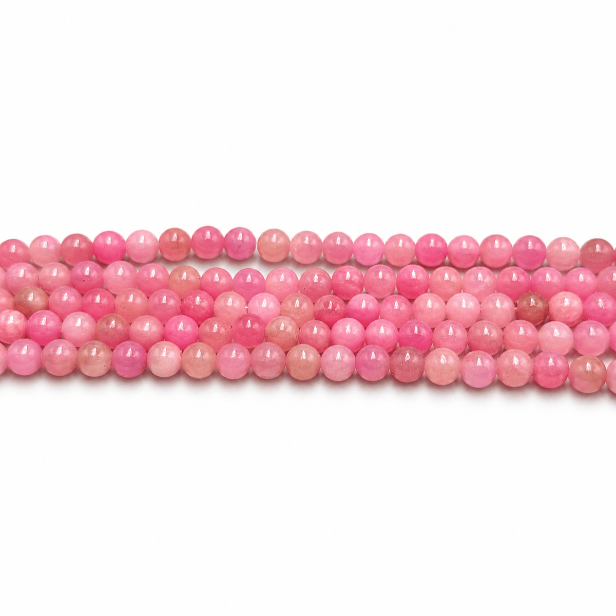 Jade Perler – Pink, Runde (6mm) - Uniq Perler - 126072