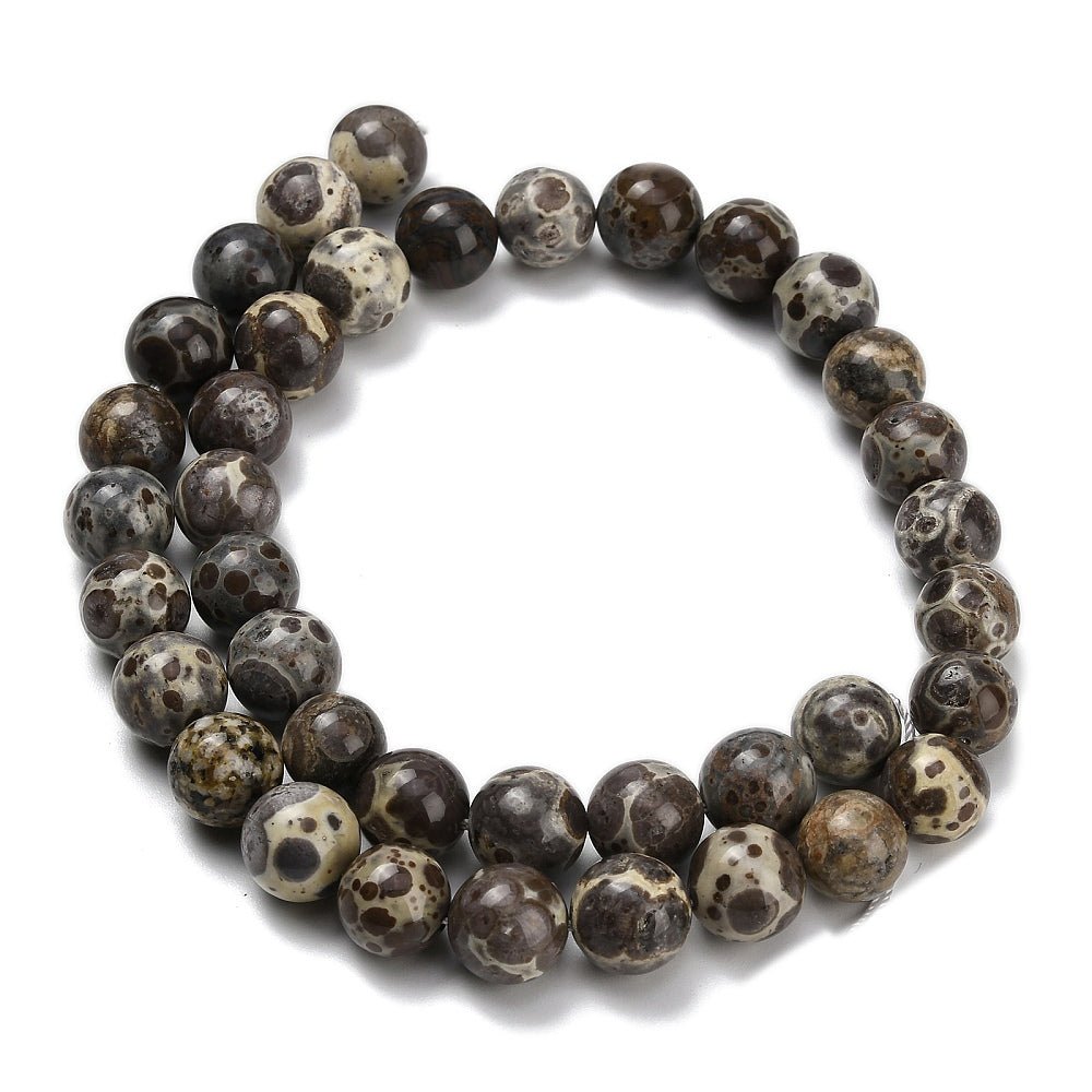 Jaspis Perler – Runde (9.5~10mm) - Uniq Perler -