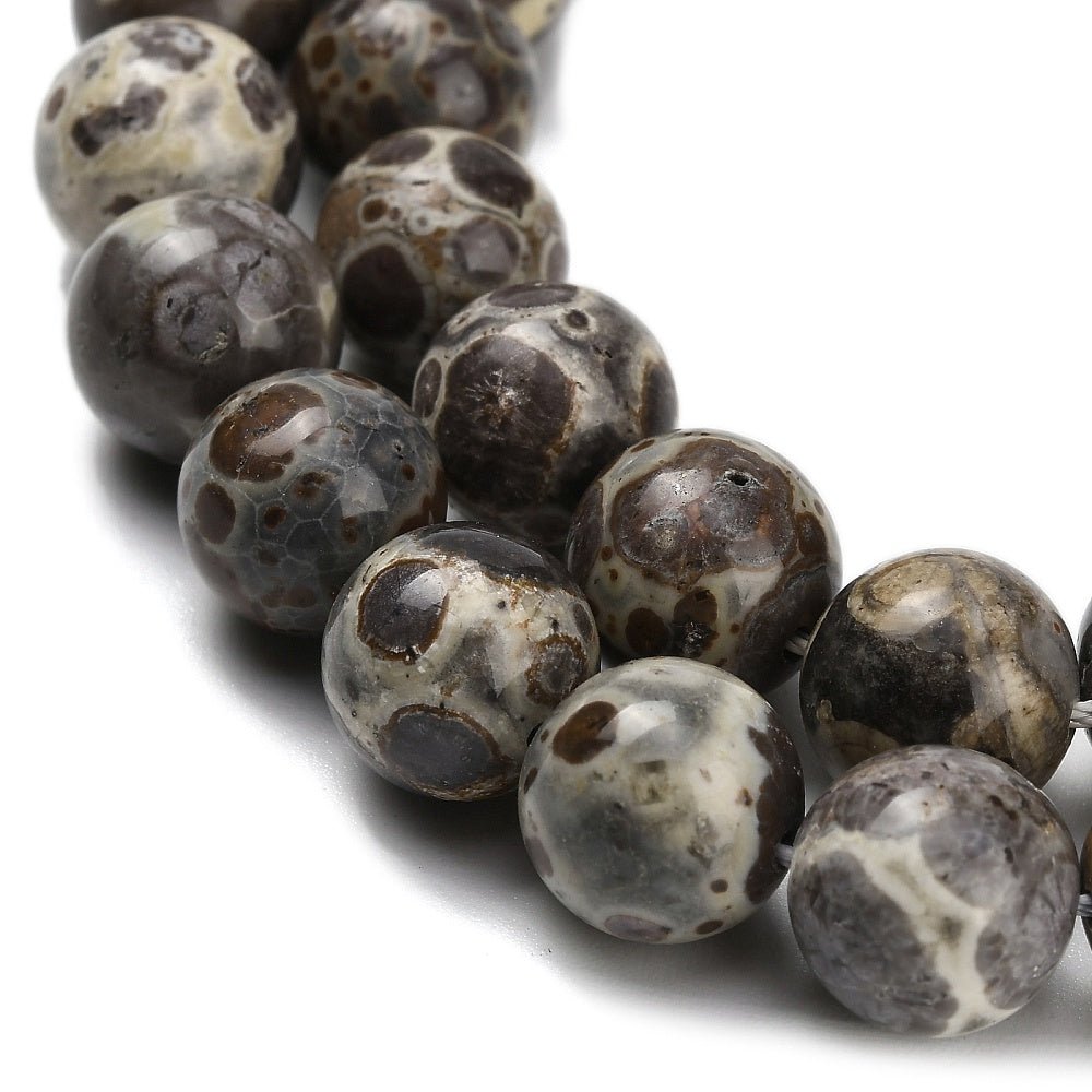 Jaspis Perler – Runde (9.5~10mm) - Uniq Perler -