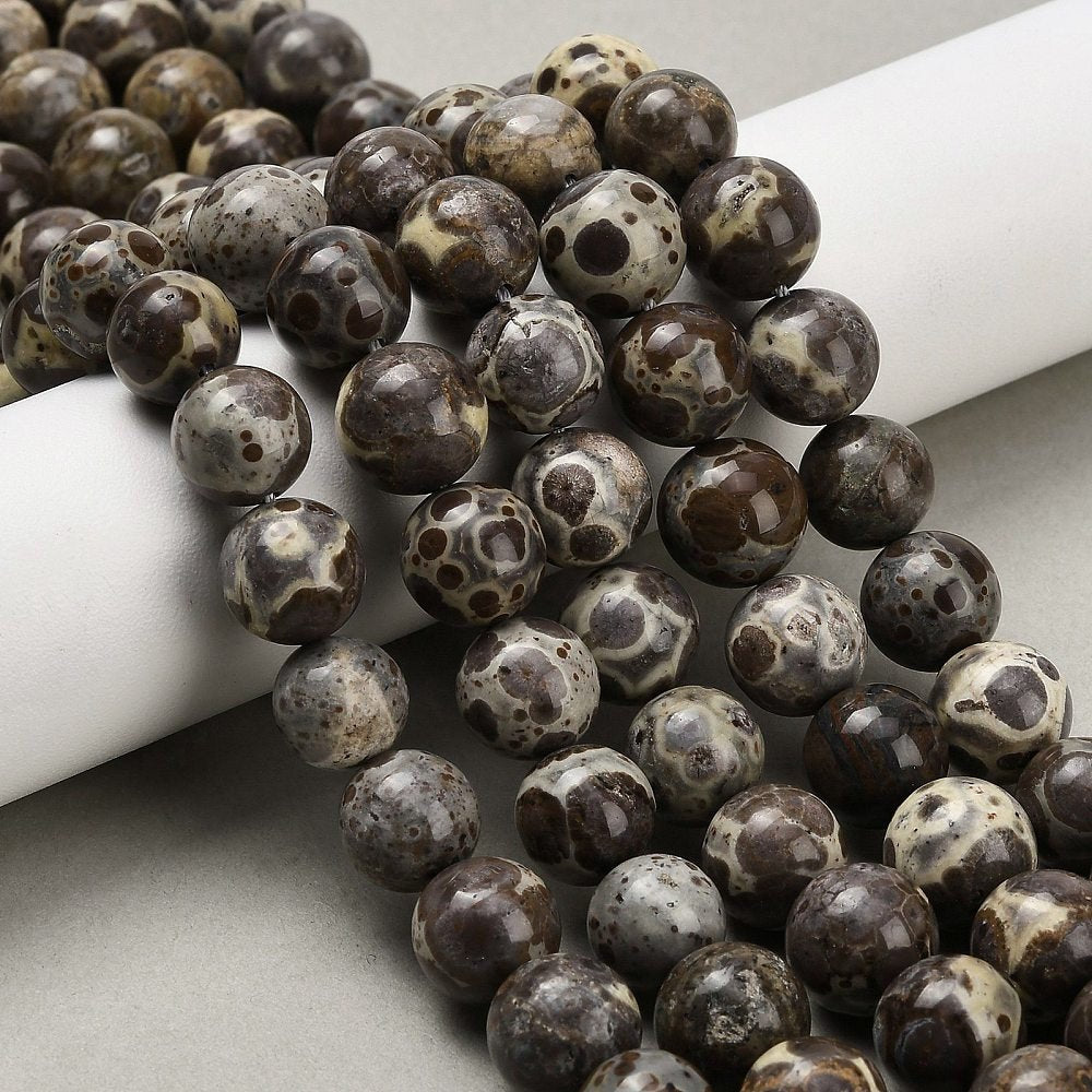 Jaspis Perler – Runde (9.5~10mm) - Uniq Perler -