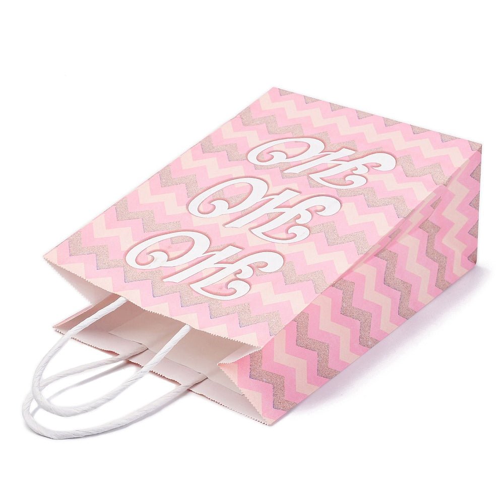 Jule Gavepose i Papir – Mix Motiver, Rektangel (18x15x8cm) 10 stk - Uniq Perler -