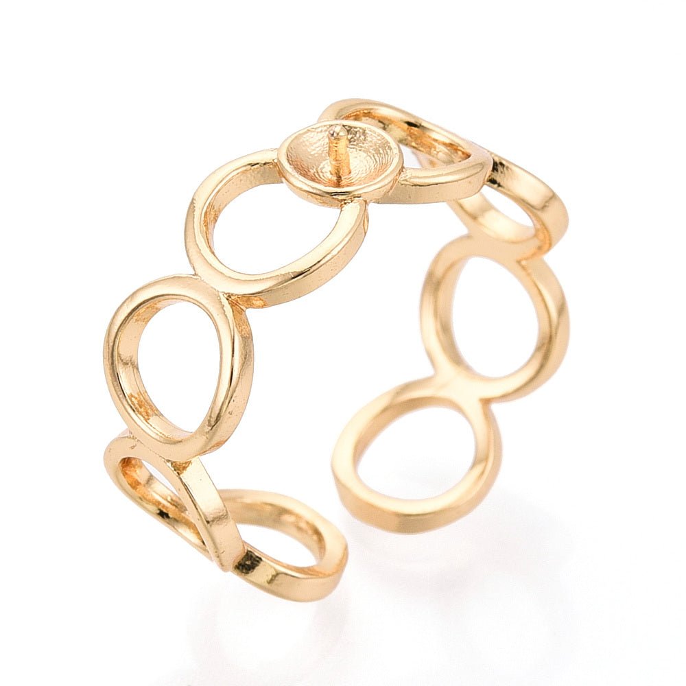 Verstellbarer Ring – Für gebohrte Perle - Uniq Perler -