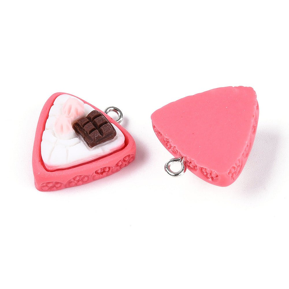 Kage Vedhæng Mix – Resin (21–24mm, 10 stk) - Uniq Perler - 117772