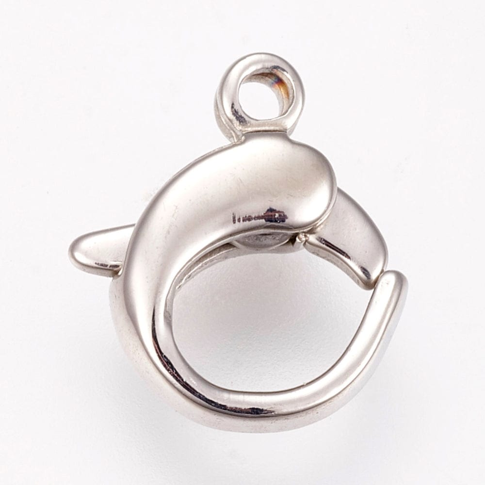 Karabin Lås - Stål, (12x10,5mm) - Uniq Perler - 113482