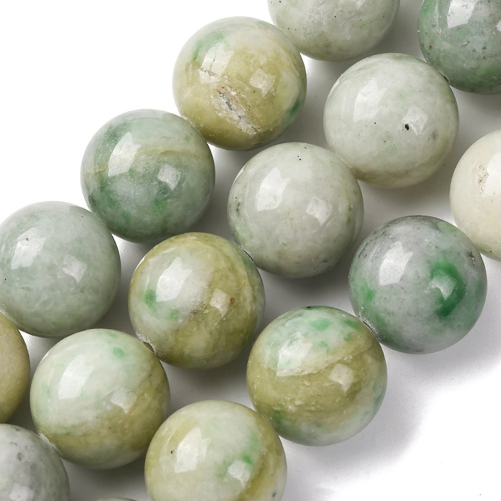 Kinesisk Jade Rund – (16mm) - Uniq Perler - 117586