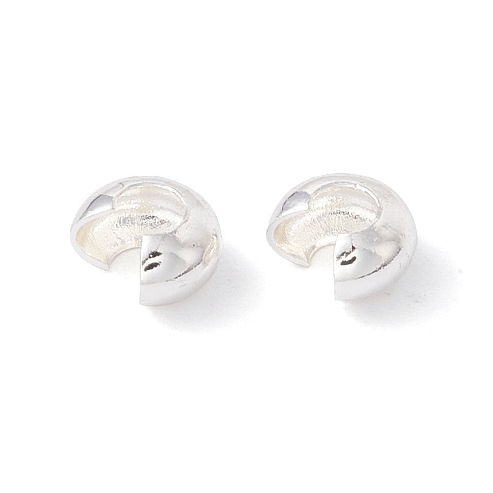 Knotenverstecker – Langlebig Versilbert Messing (5,5x4,5mm)