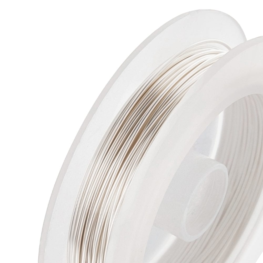 Kobber Wire – Ekstra Slidstærk Forsølvning (0,8mm, 10m) - Uniq Perler - 146093