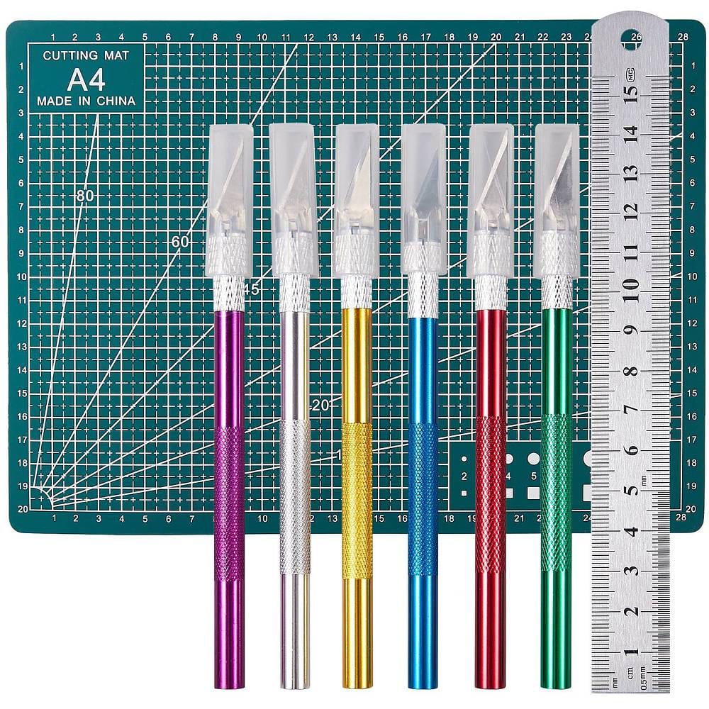 Komplet skæresæt til resin, læder, fimo osv. - Uniq Perler - 115547