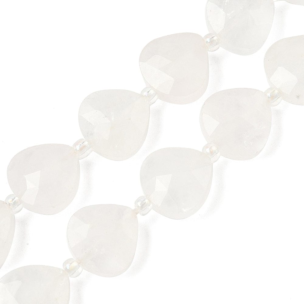 Kvarts Dråbeperler – Klar Rock Crystal (12x12mm) - Uniq Perler - 115772