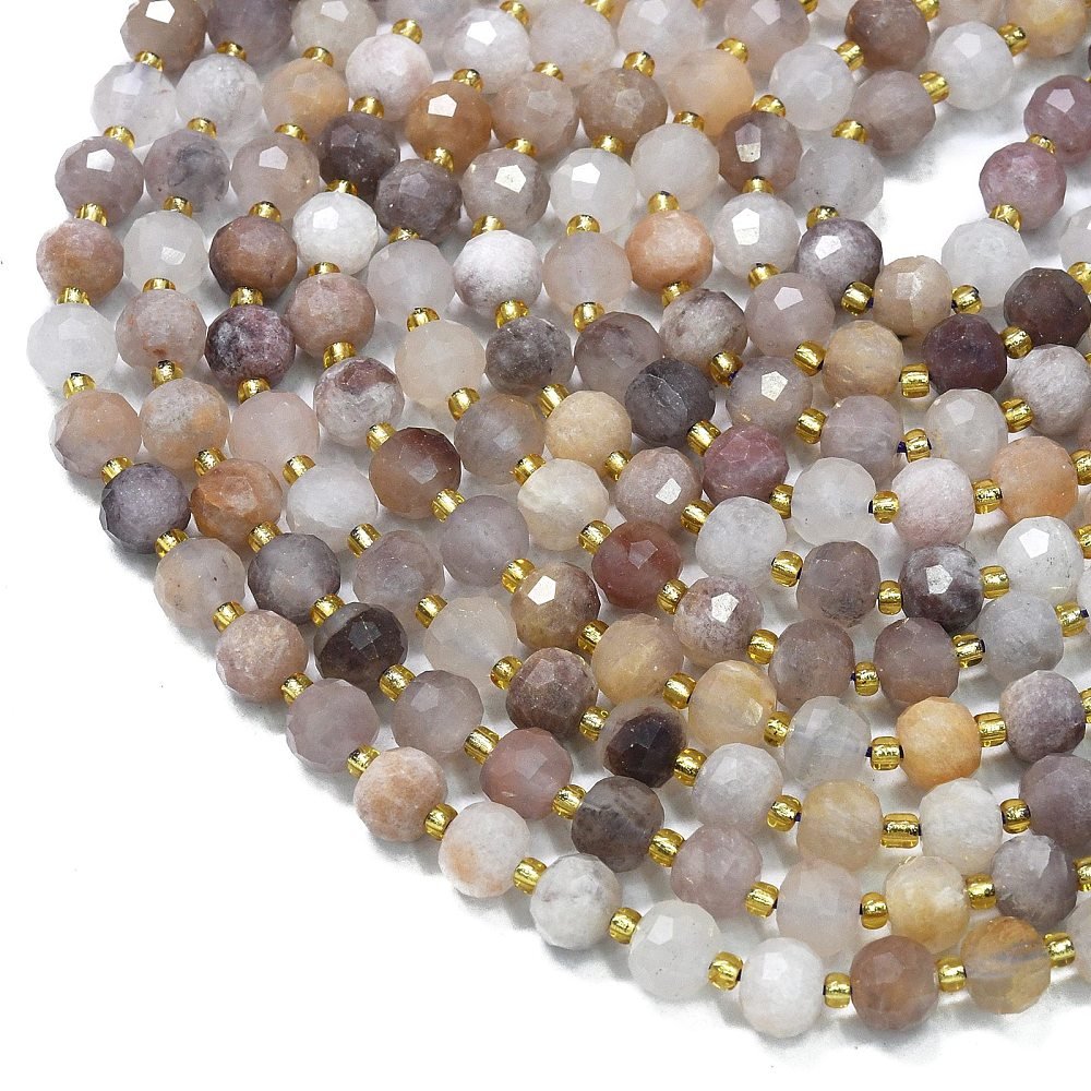 Kvarts Perler – Facetteret Rondel (8x7mm) - Uniq Perler -