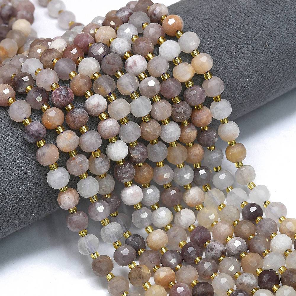 Kvarts Perler – Facetteret Rondel (8x7mm) - Uniq Perler -