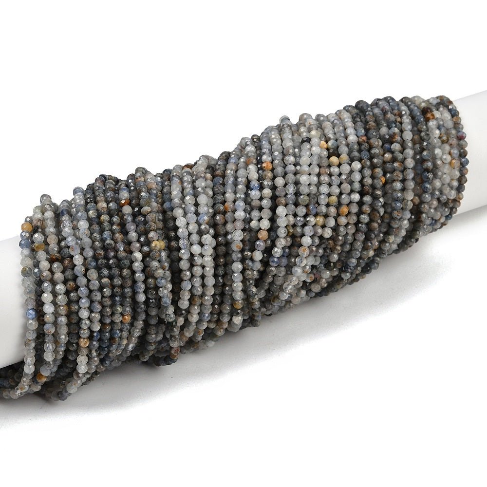 Kyanit-Perlen – Facettierte, Runde (3,5 mm) - Uniq Perler - 116970