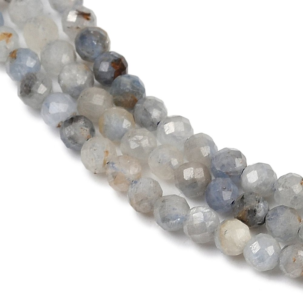 Kyanit-Perlen – Facettierte, Runde (3,5 mm) - Uniq Perler - 116970