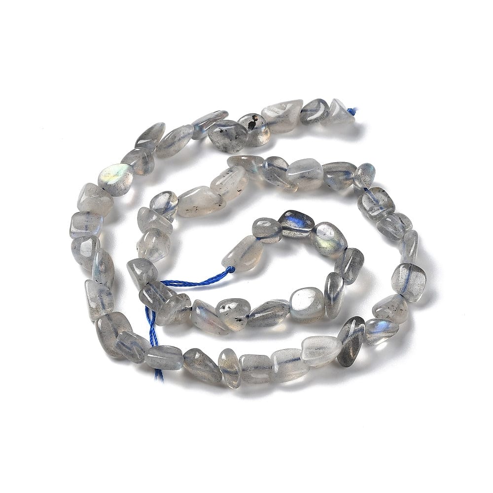 Labradorit – Nuggets Med Runde Kanter (7 - 16mm) - Uniq Perler - 752863