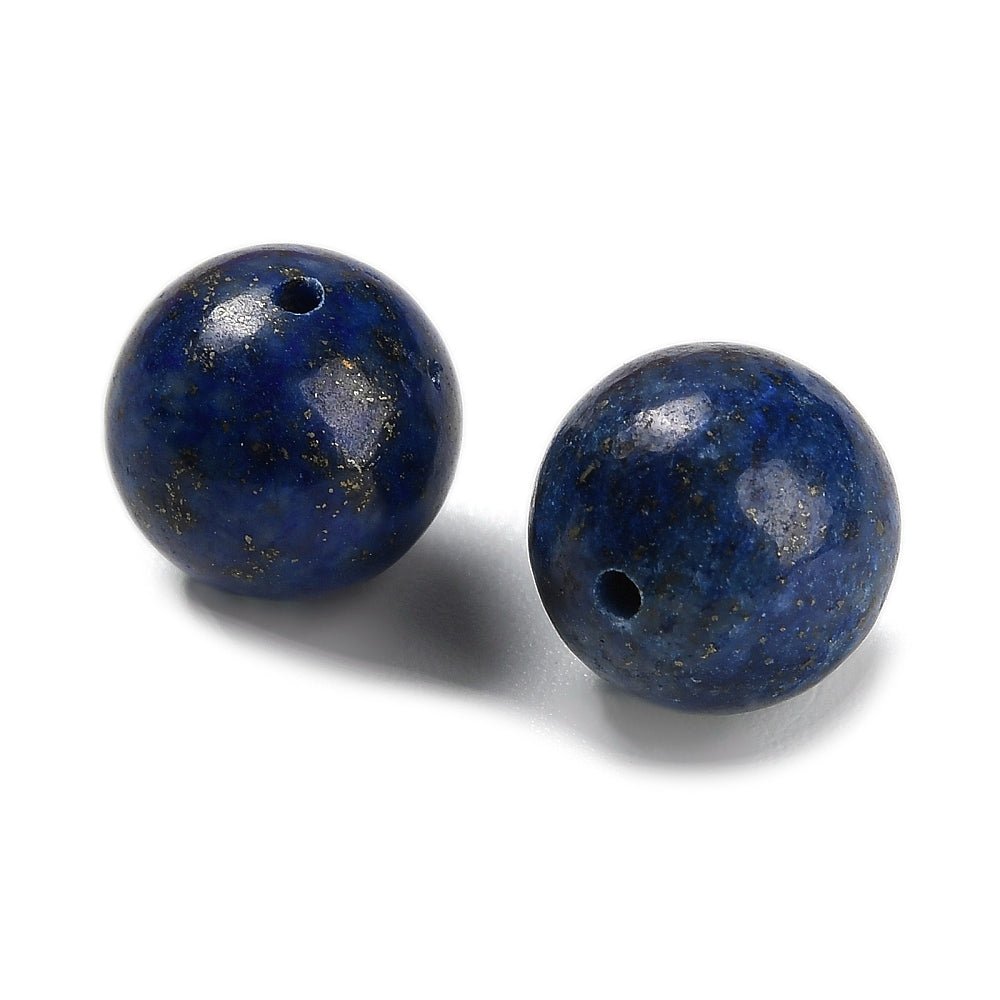 Lapis Lazuli Bead – Top-drilled Round (10.5mm) - Uniq Perler - 117301