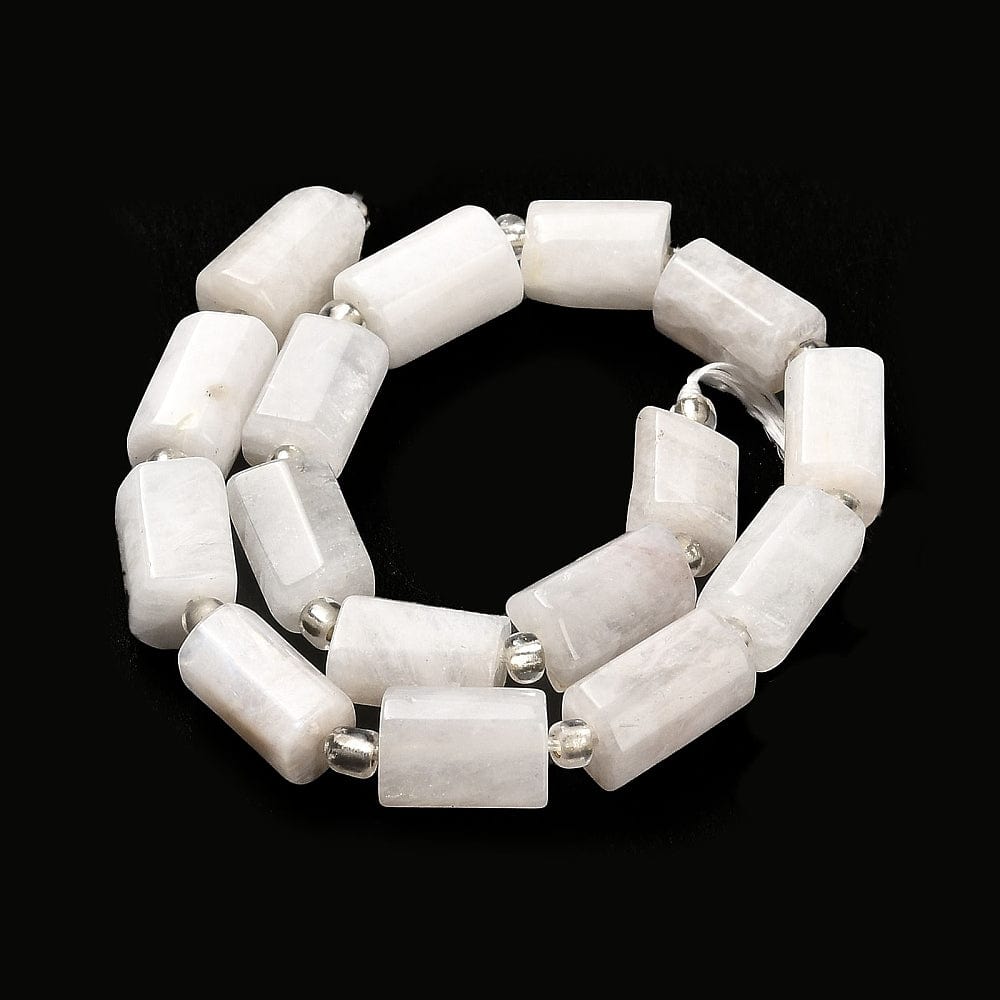 Månesten – Aflange, Tøndeformet (11x6mm) - Uniq Perler - 112981