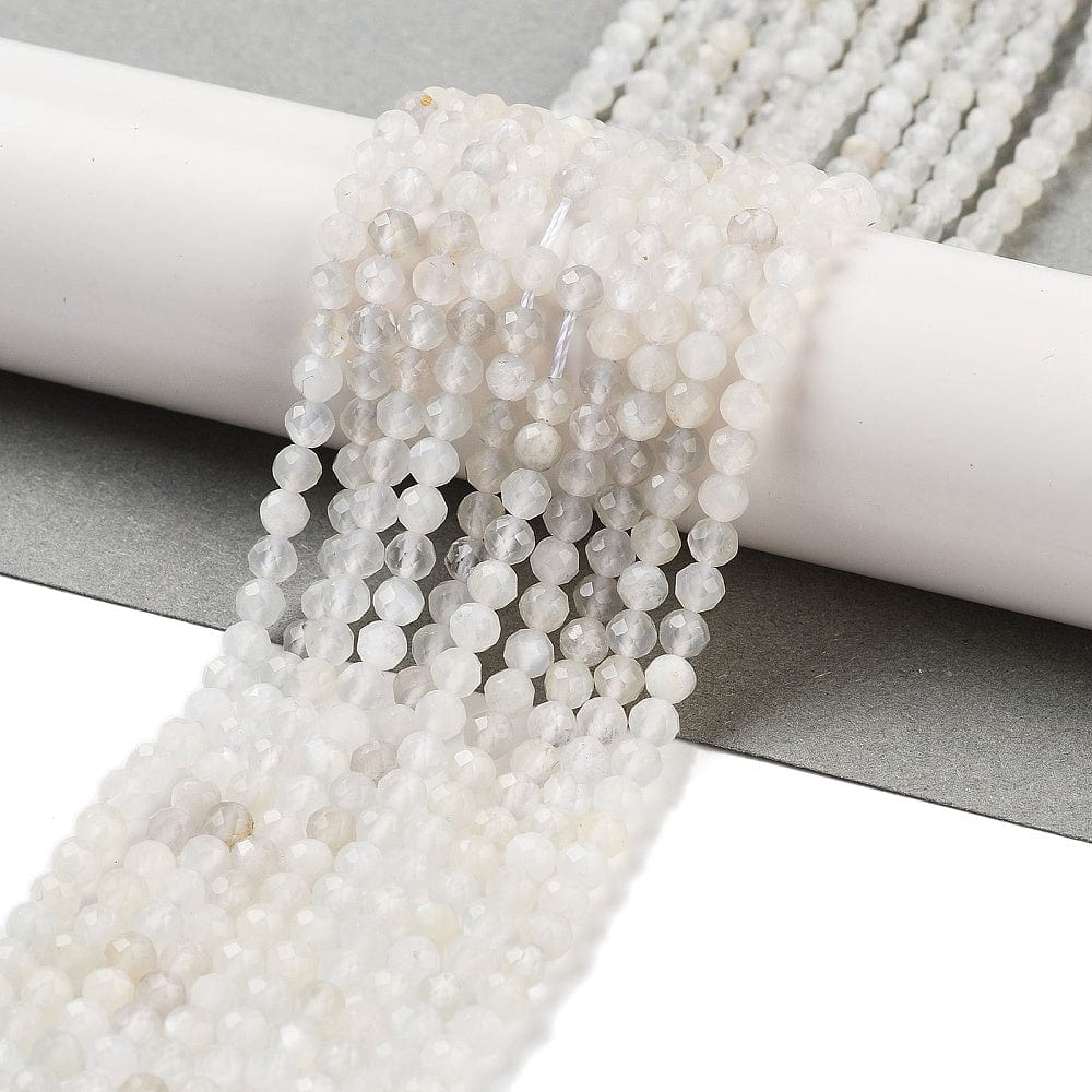 Månesten – Facetteret (3,75mm) - Uniq Perler - 112454