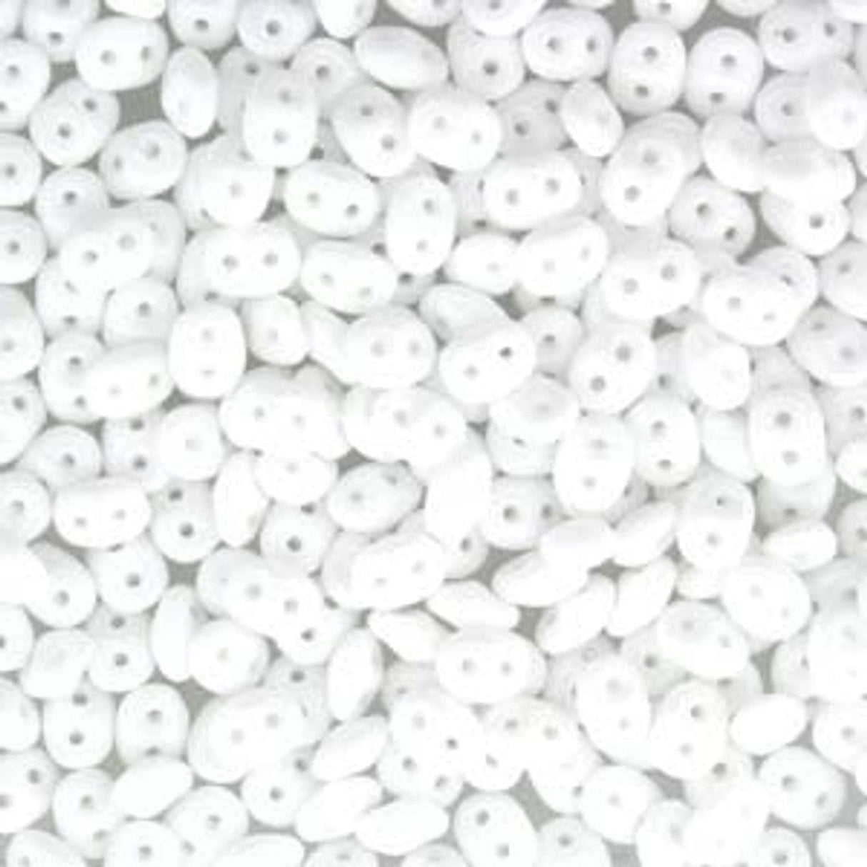 Matubo Mini Duo, Chalk Mat White, 2x4mm, 8gr - Uniq Perler - 0790524470044