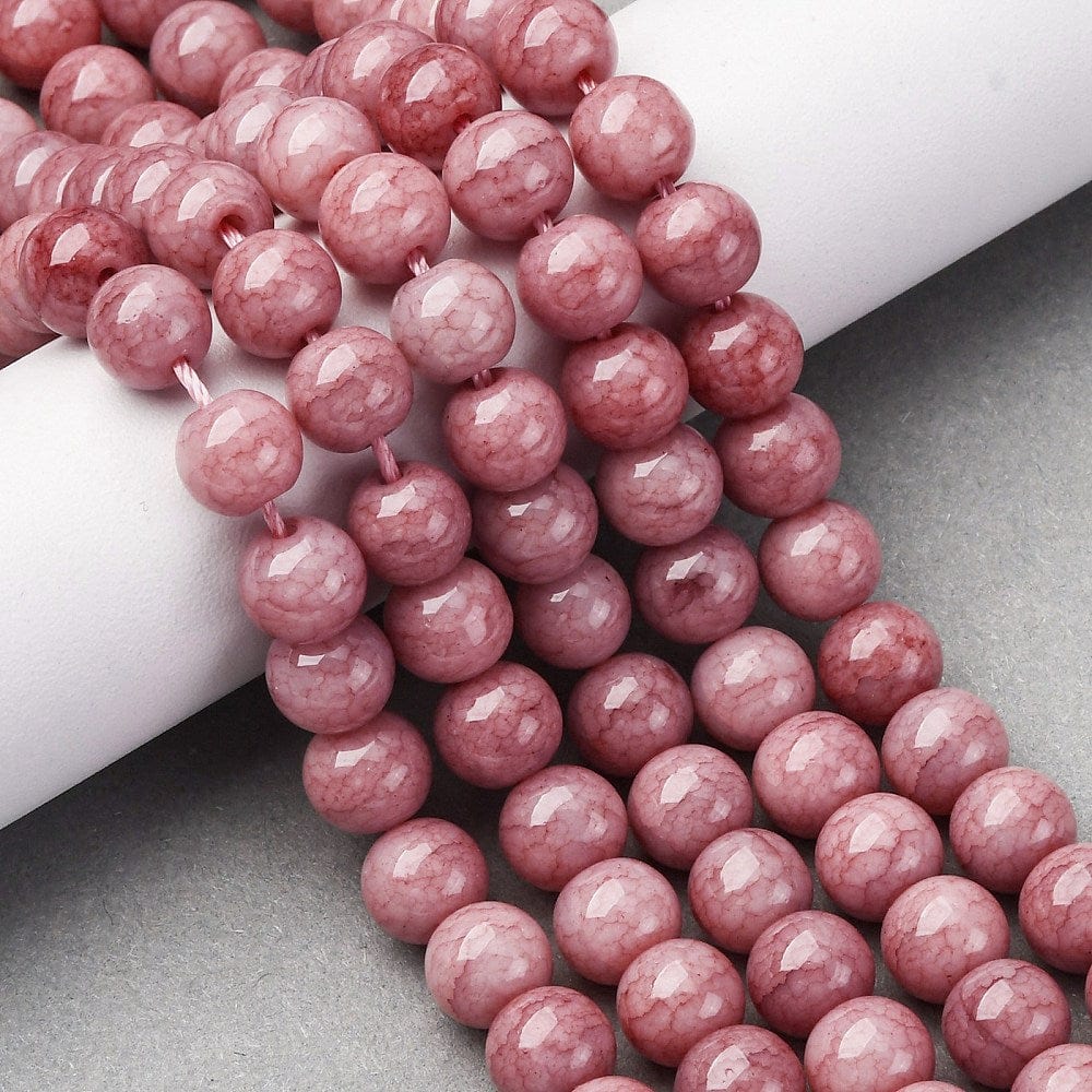 Mix Perler, Assorteret Farver, 8mm, (10 Strenge) - Uniq Perler - 116172