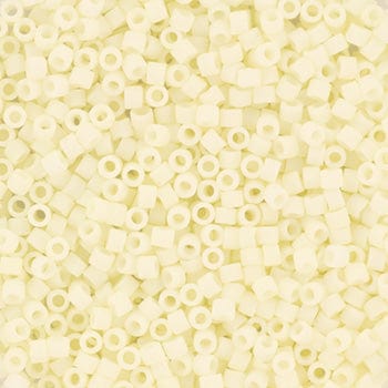 miyuki beads Miyuki delica's 11/0 - opaque matte cream 352