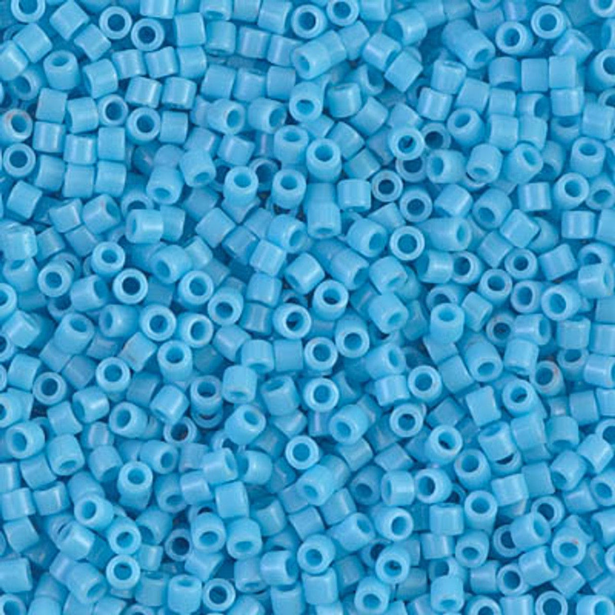 Miyuki Delica Perler, DB 0725, Opaque Turquoise Blue, 11/0 - Uniq Perler - 111234