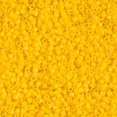 Miyuki Delica Perler, DB 1132, Opaque Canary, 11/0 - Uniq Perler - 468906