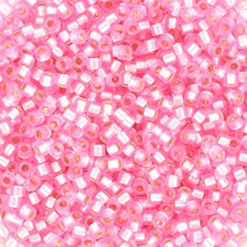 Miyuki Delica Perler, DB 1335, Silverlined Dyed Pink, 11/0 - Uniq Perler - 113336