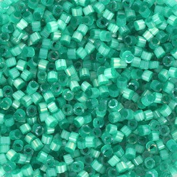 Miyuki Delica Perler, DB 1813, Silk Satin Dyed Aqua Green, 11/0 - Uniq Perler - 113313